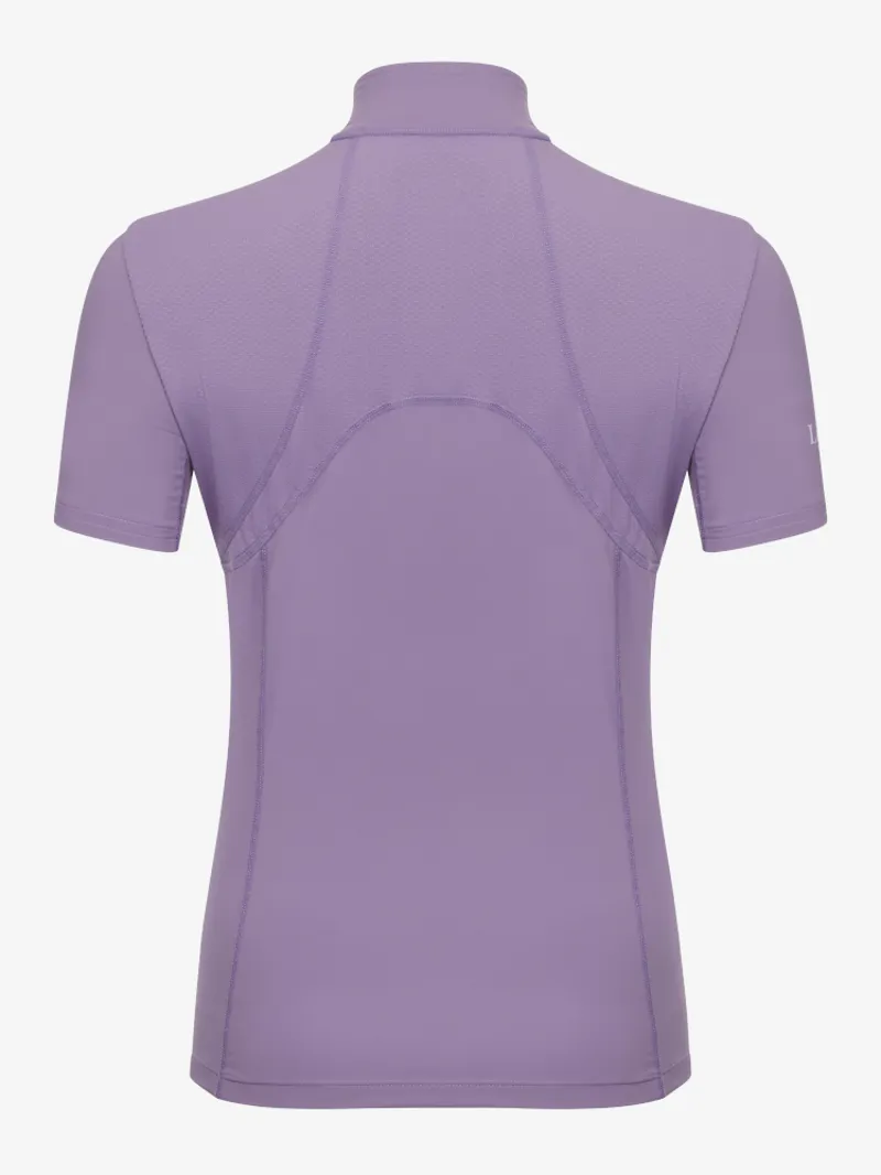 LeMieux Ladies Mia Mesh Short Sleeve Baselayer Iris-2